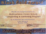 black gold award